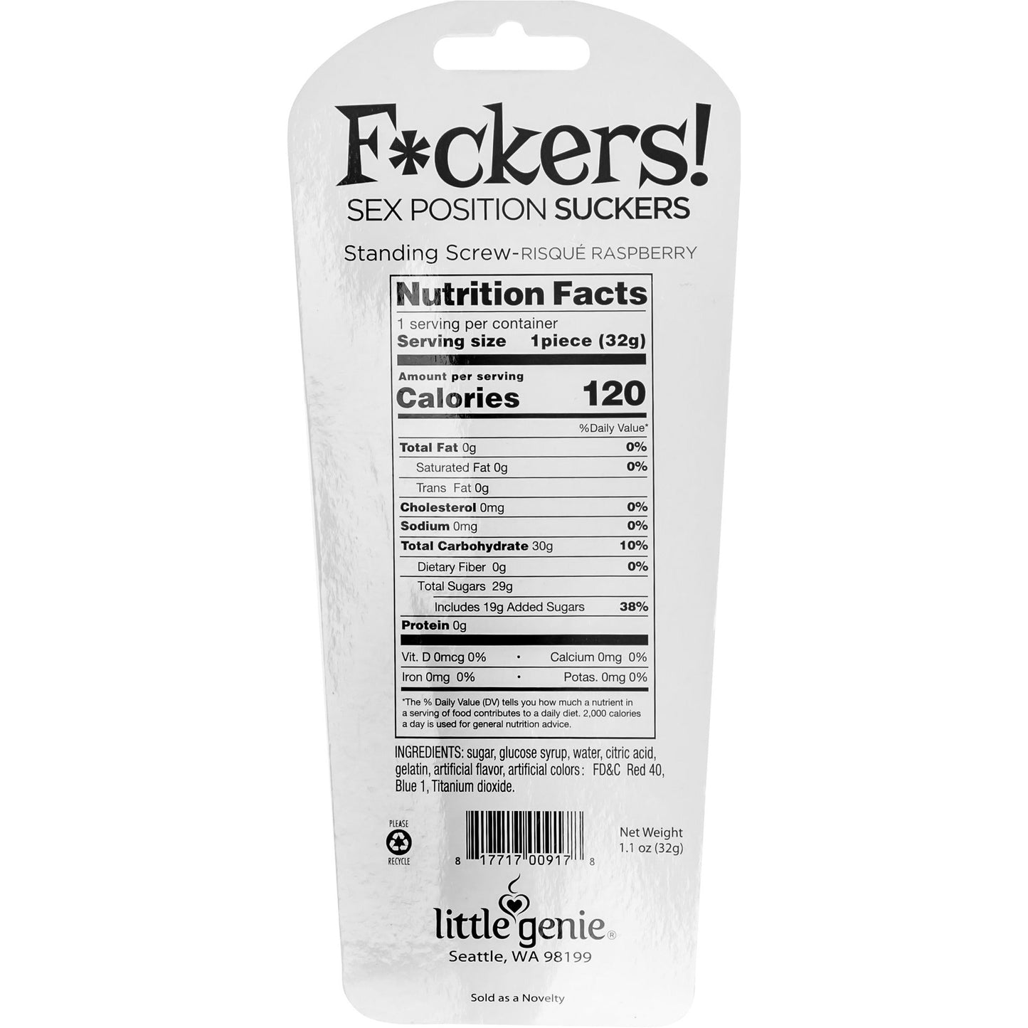 Candyprints Fuckers! Sex Position Sucker Candy - Raspberry