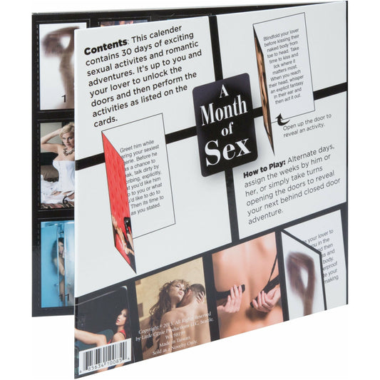 A Month of Sex 30 Day Activity Calendar