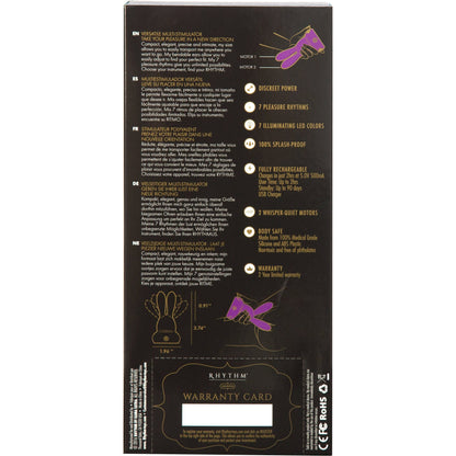 Kama Sutra Rhythm - Chari - Clitoral Vibrator - Purple