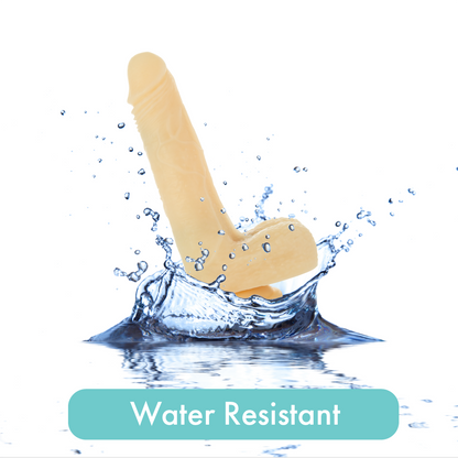 Pure Love®  -  Vibrating and Rotating Dildo with Remote - Beige