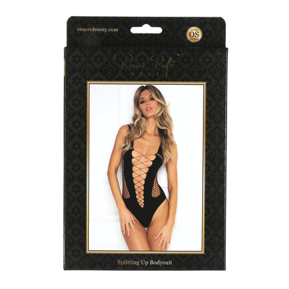 Rene Rofe Sexy Splitting Up Bodysuit – One Size