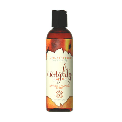 Intimate Earth Natural Flavors Glide - Naughty Nectarines - 120ml/4oz
