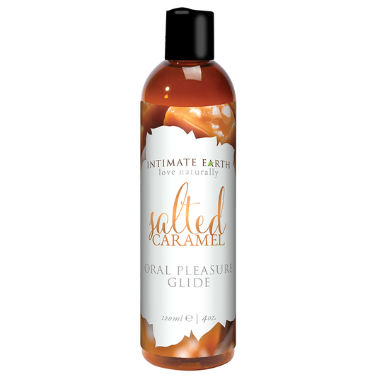 Intimate Earth Natural Flavors Glide - Salted Caramel - 120ml/4oz