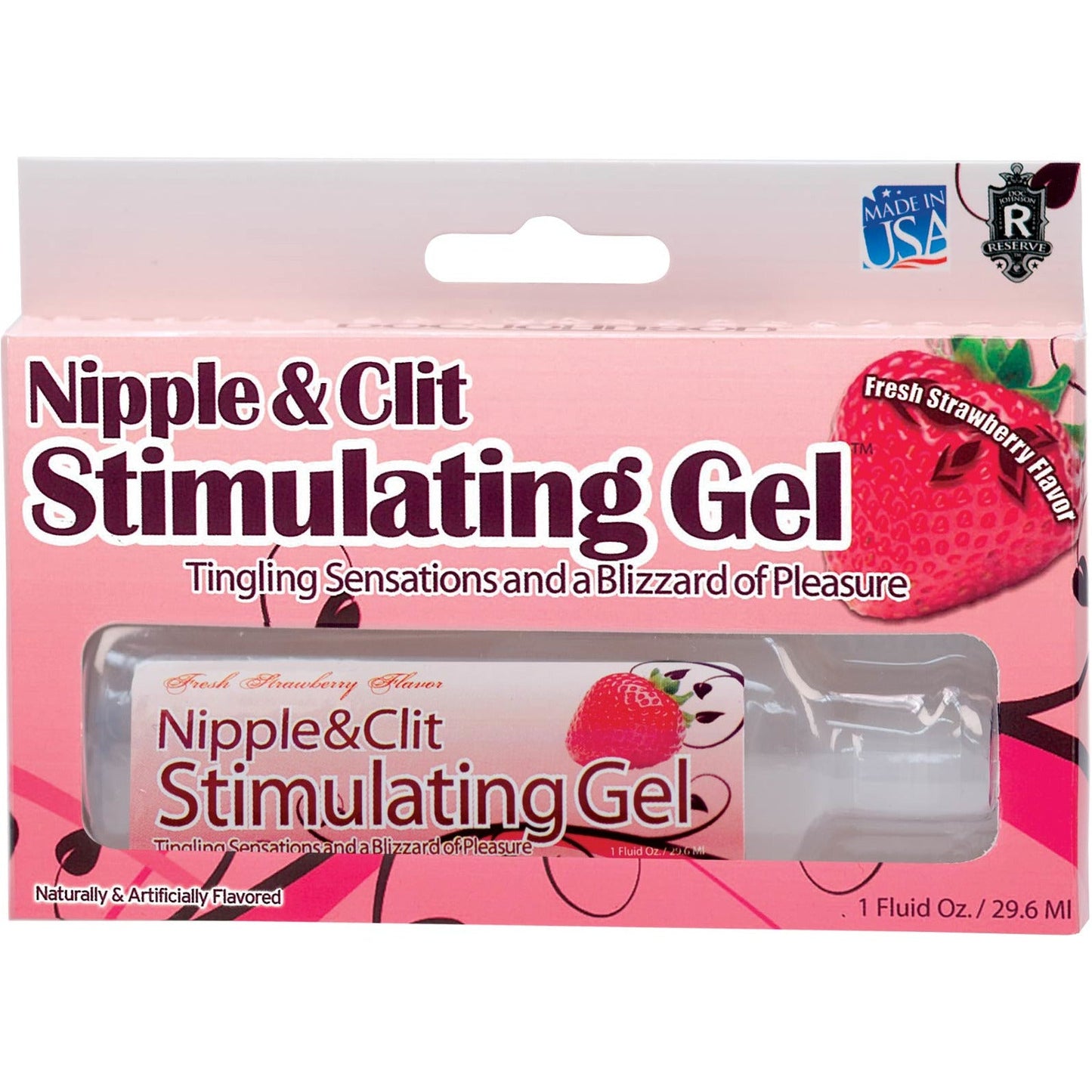 Doc Johnson Nipple & Clit Stimulating Gel - Strawberry