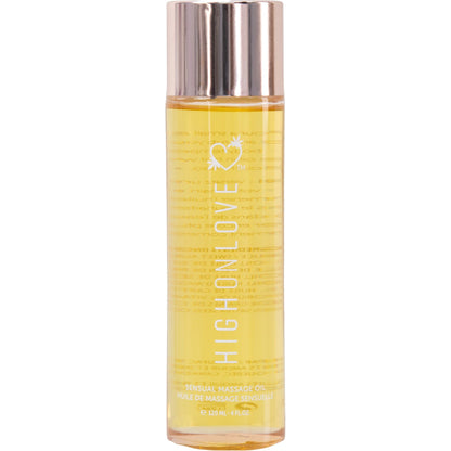 High On Love Sensual Massage Oil - Strawberries & Champagne