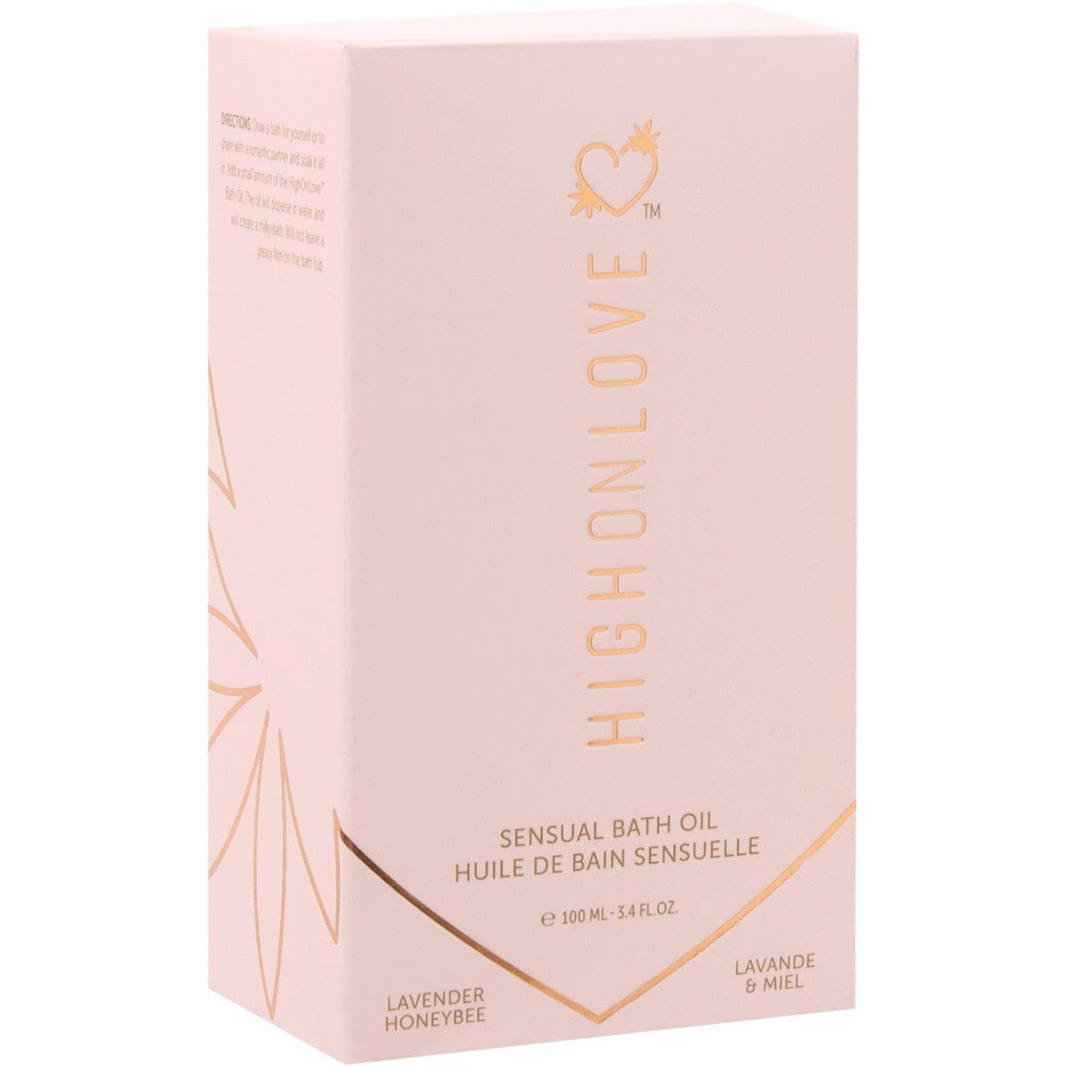 High On Love Sensual Bath Oil - Lavender Honeybee