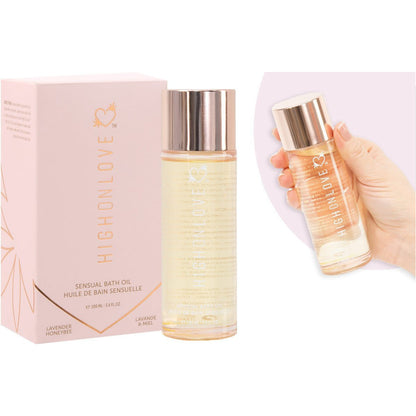 High On Love Sensual Bath Oil - Lavender Honeybee