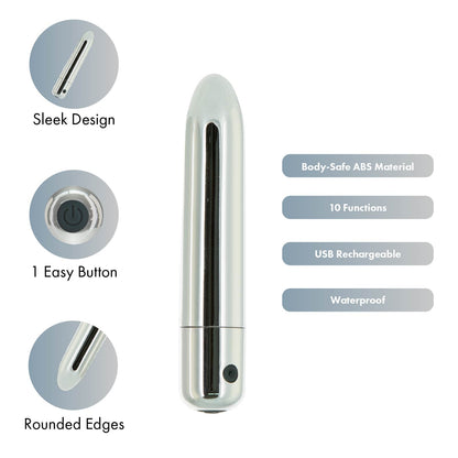 Pure Love® - 4" Platinum Recharge Power Bullet