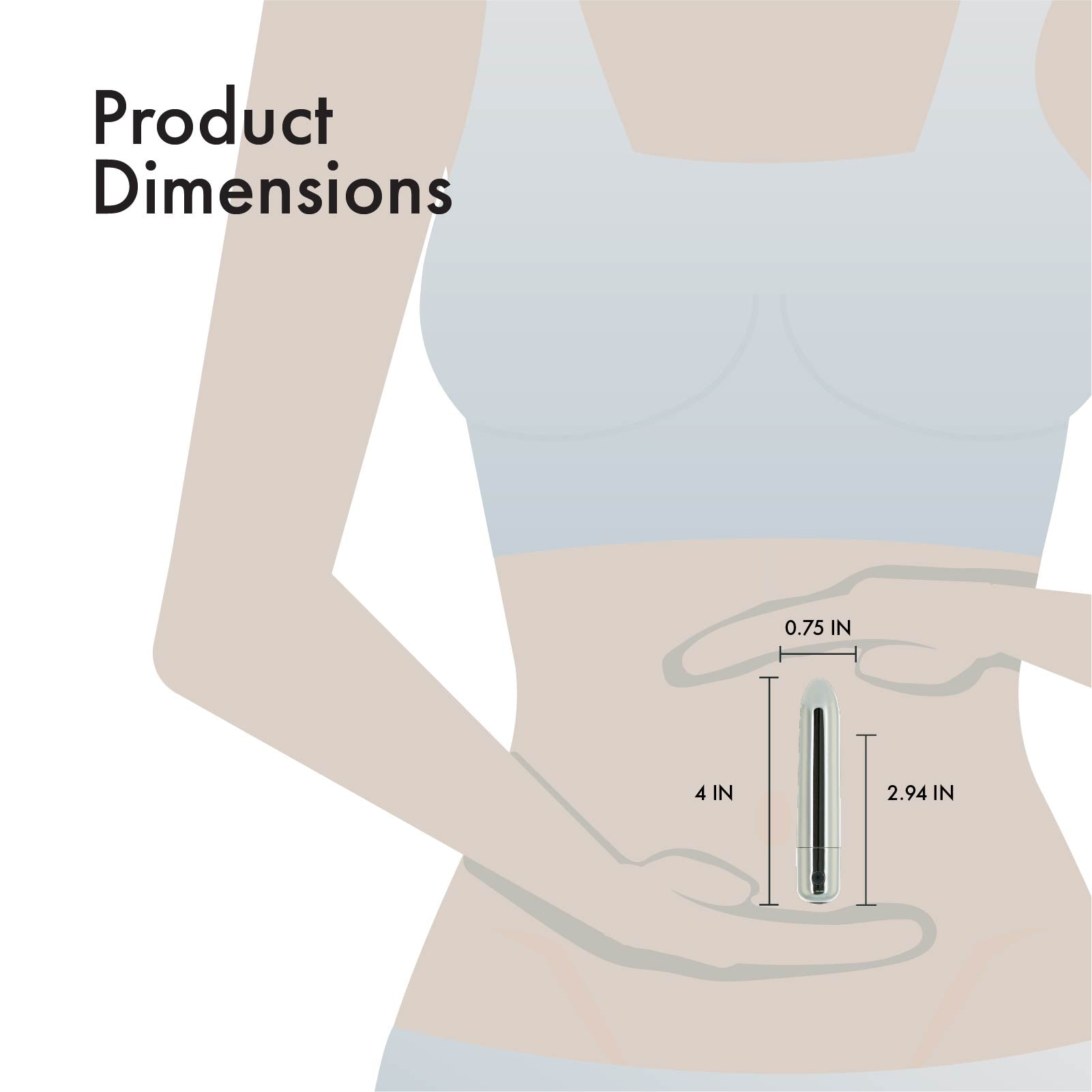 Pure Love® - 4" Platinum Recharge Power Bullet