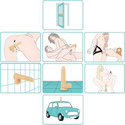 Pure Love®  -  Vibrating and Rotating Dildo with Remote - Beige