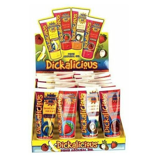 HottProducts Dickalicious Penis Arousal Gel - Display of 24