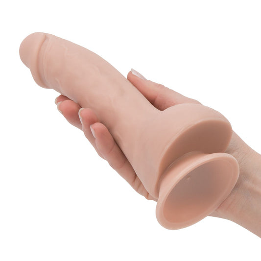 PL Pure Love® - Smooth Realistic Silicone Dildo With Suction Base - 7.5 in. - Beige