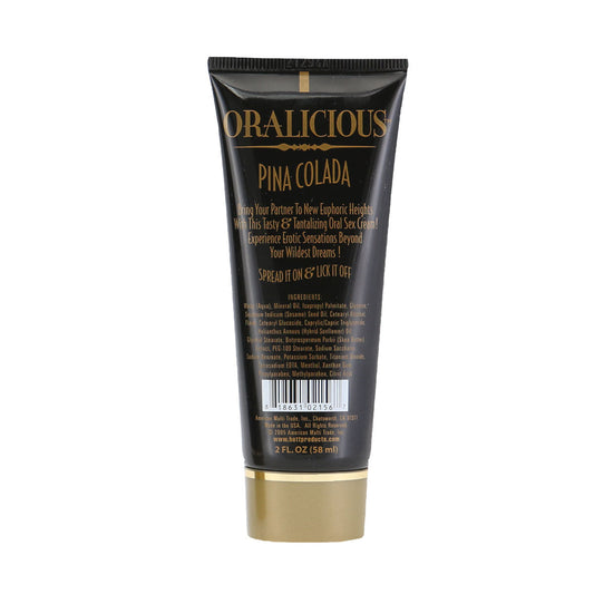 HottProducts Oralicious Oral Sex Cream - Pina Colada - 2 fl. oz.