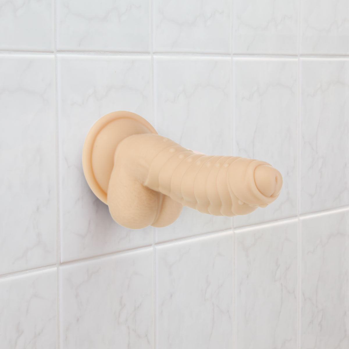 Pure Love® - Ben - 7” Dildo with Balls – Beige