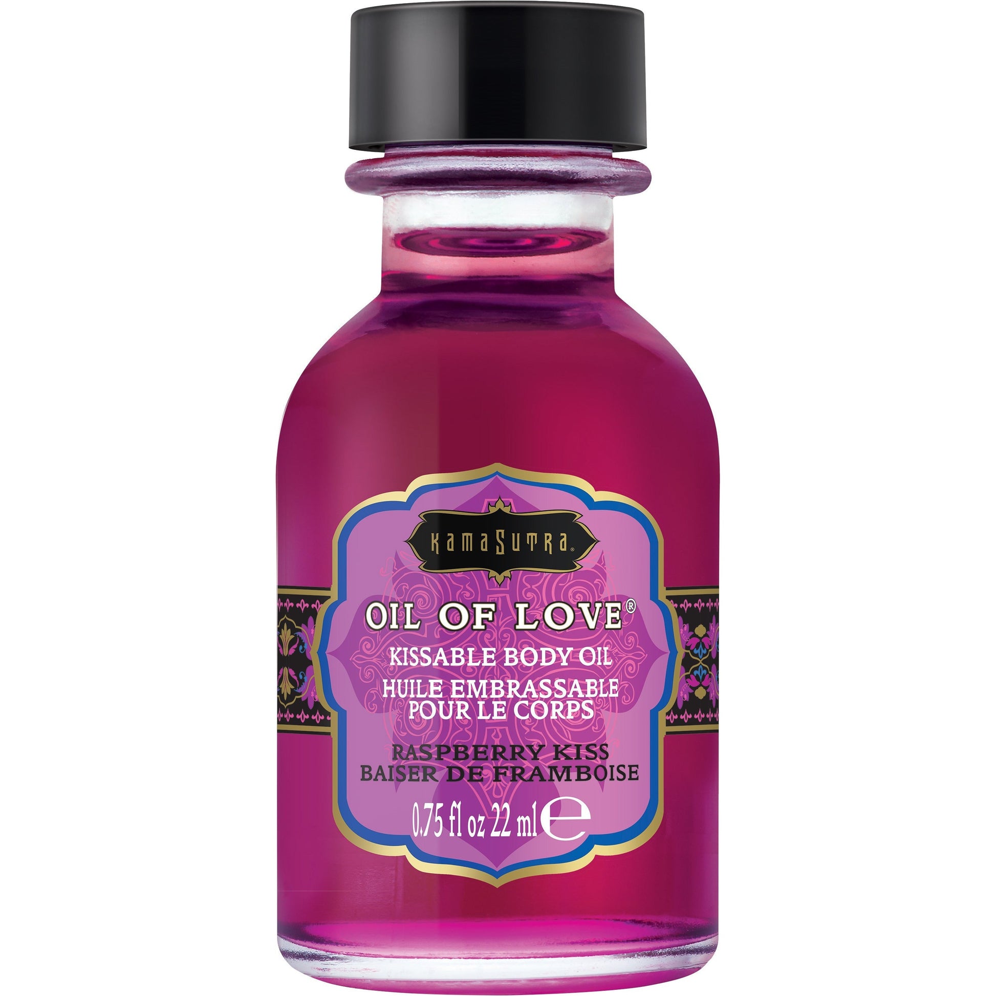 Kama Sutra Oil of Love - Kissable Body Oil - Raspberry Kiss -  22 ml / 0.75oz