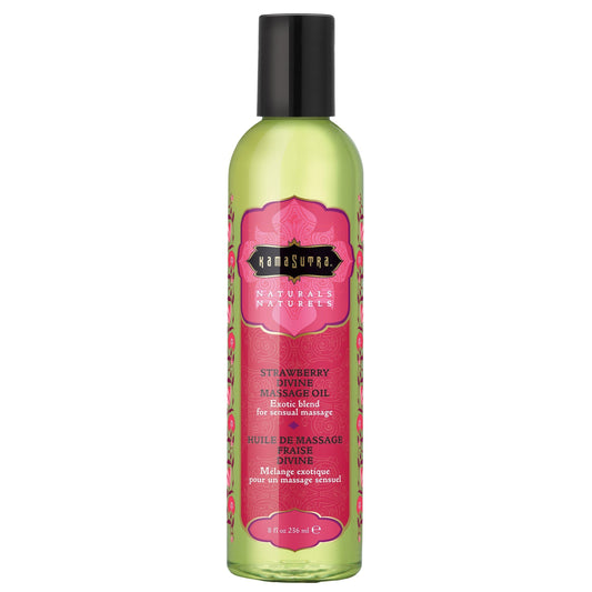 Kama Sutra Naturals - Massage Oil - Strawberry - 256ml / 8oz