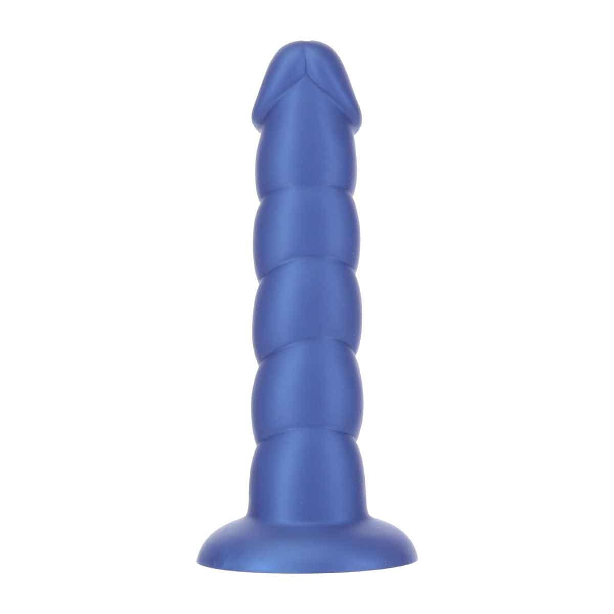 Pure Love® -  8" Twisted Dong - Large - Blue