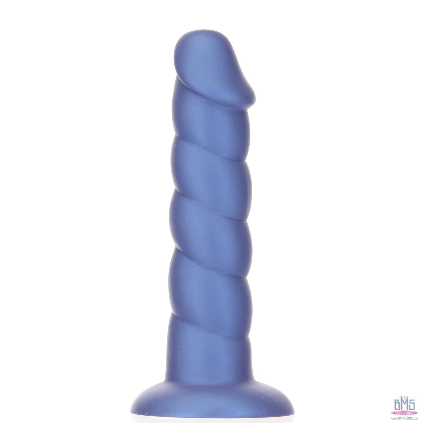 Pure Love® -  8" Twisted Dong - Large - Blue