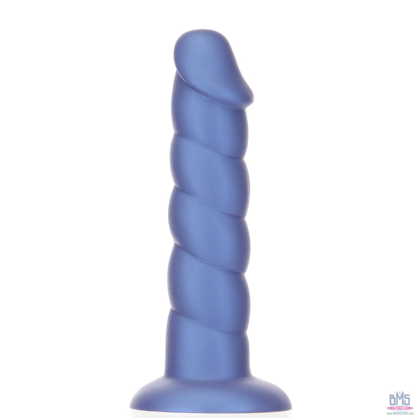 Pure Love® -  8" Twisted Dong - Large - Blue