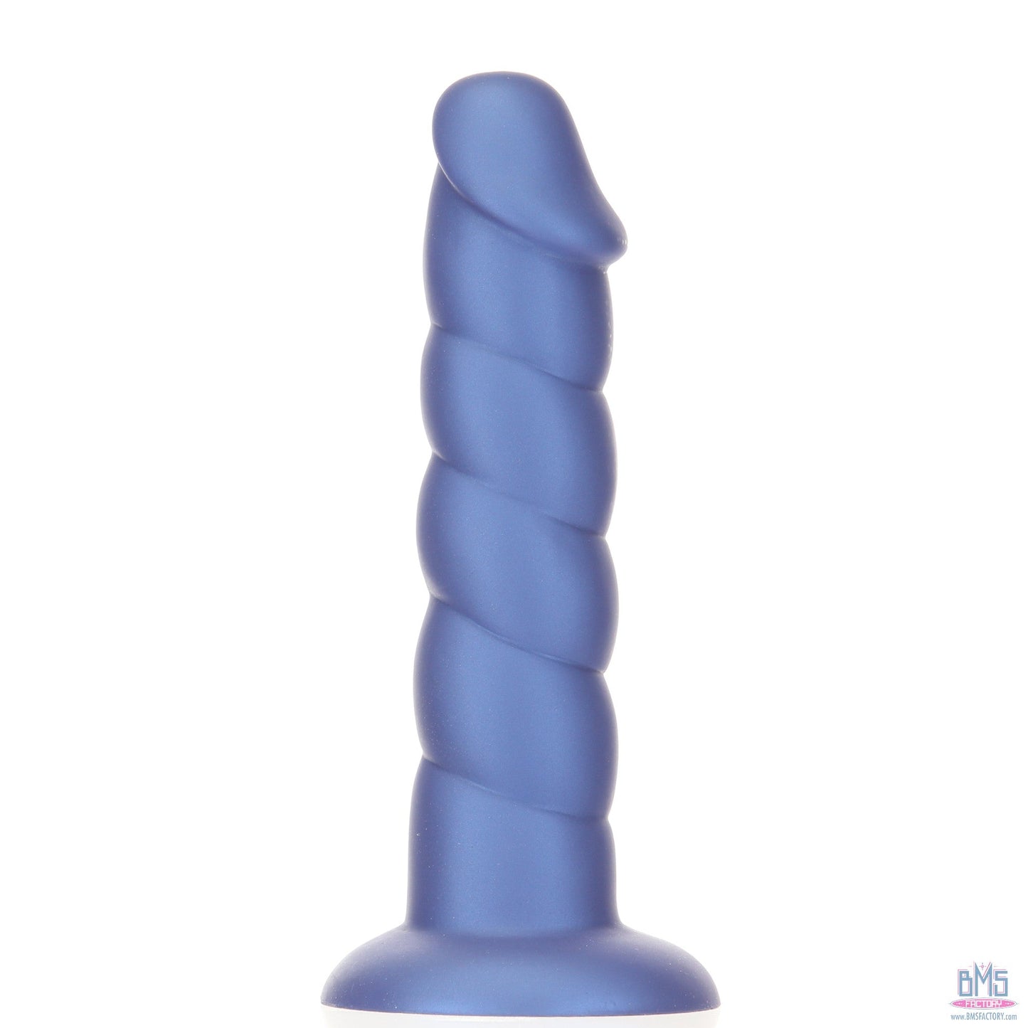 Pure Love® -  8" Twisted Dong - Large - Blue