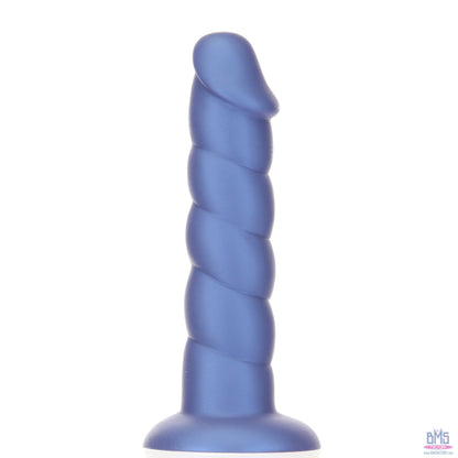 Pure Love® -  8" Twisted Dong - Large - Blue