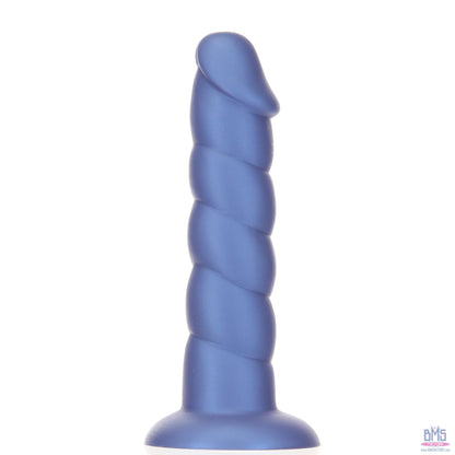 Pure Love® -  8" Twisted Dong - Large - Blue