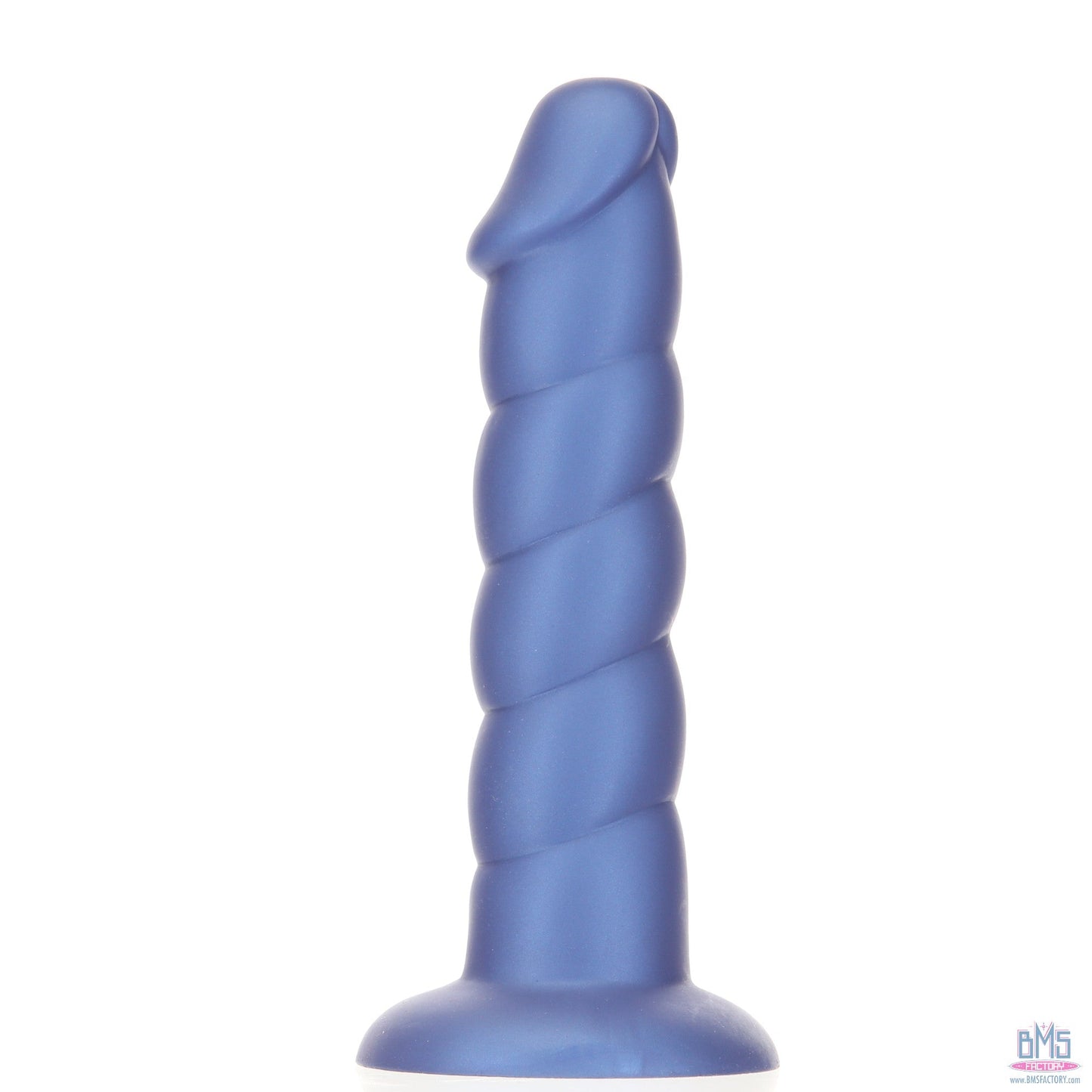 Pure Love® -  8" Twisted Dong - Large - Blue