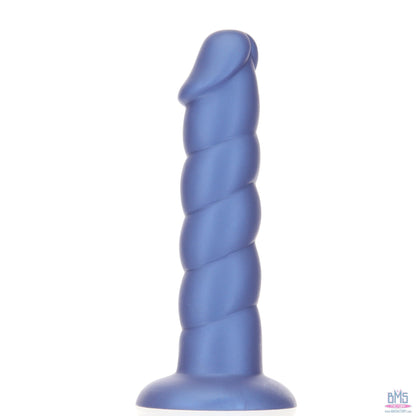 Pure Love® -  8" Twisted Dong - Large - Blue