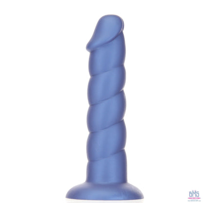 Pure Love® -  8" Twisted Dong - Large - Blue