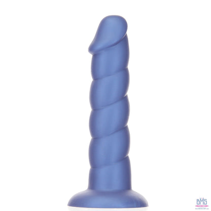 Pure Love® -  8" Twisted Dong - Large - Blue