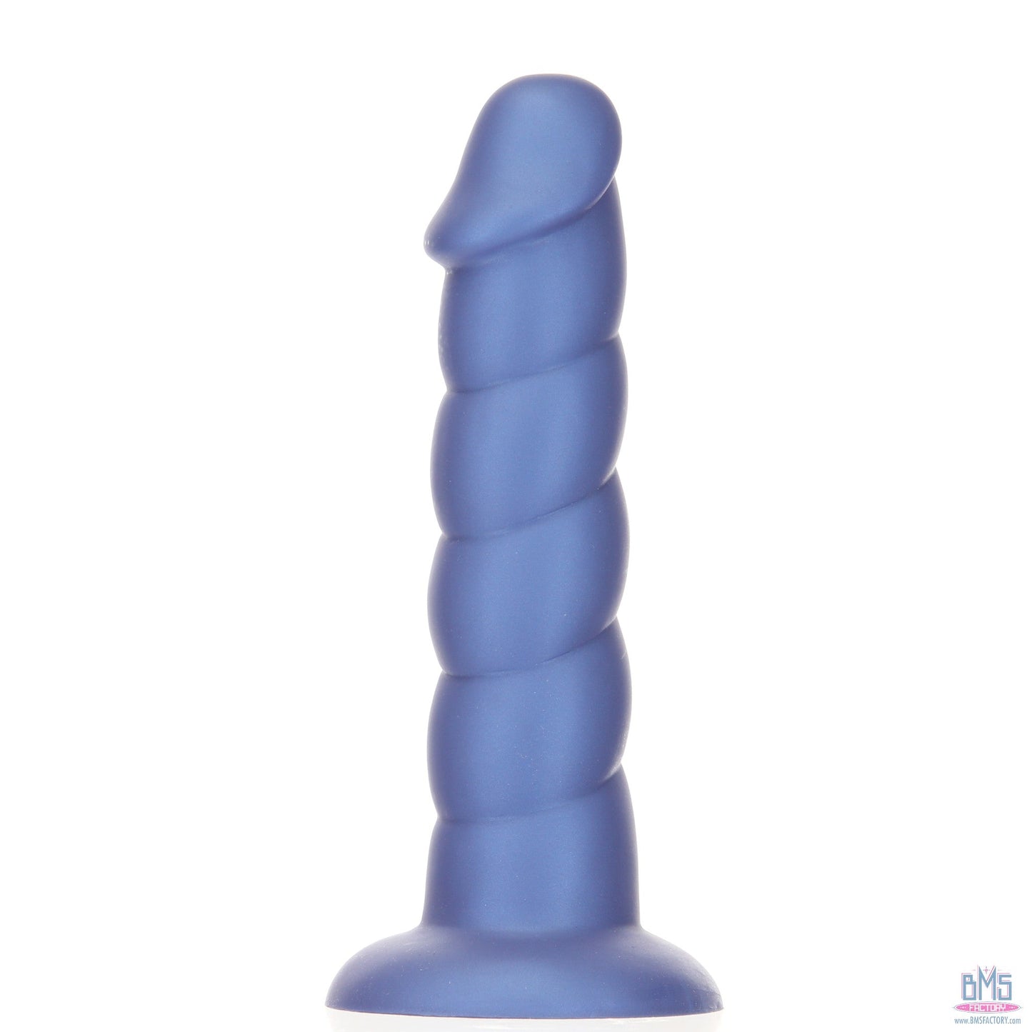 Pure Love® -  8" Twisted Dong - Large - Blue