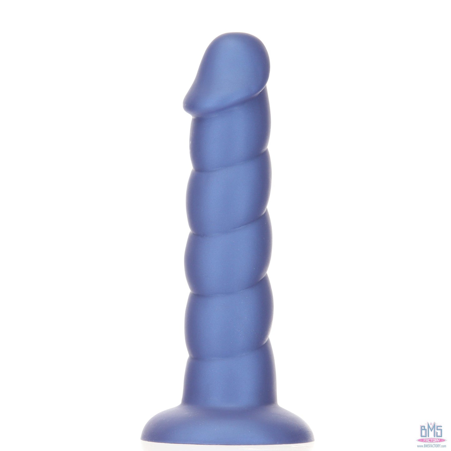 Pure Love® -  8" Twisted Dong - Large - Blue