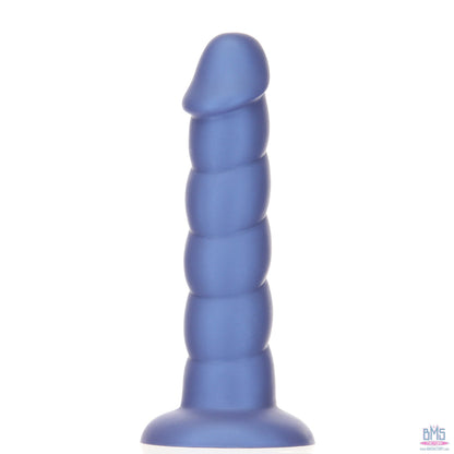 Pure Love® -  8" Twisted Dong - Large - Blue