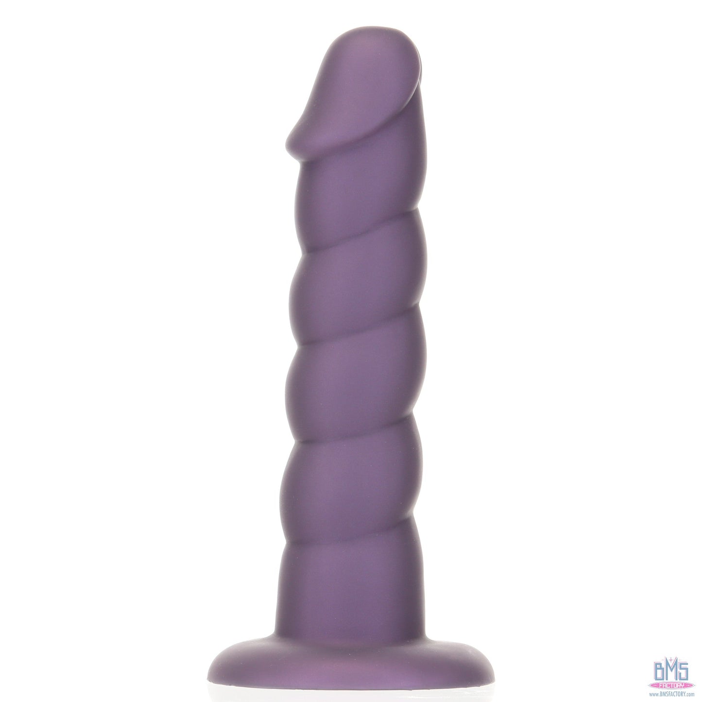 Pure Love 9.5" Twisted Dong - XL - Purple