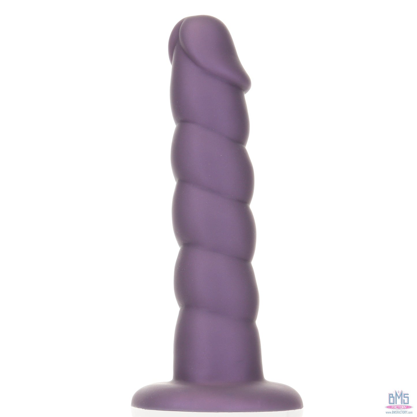Pure Love 9.5" Twisted Dong - XL - Purple