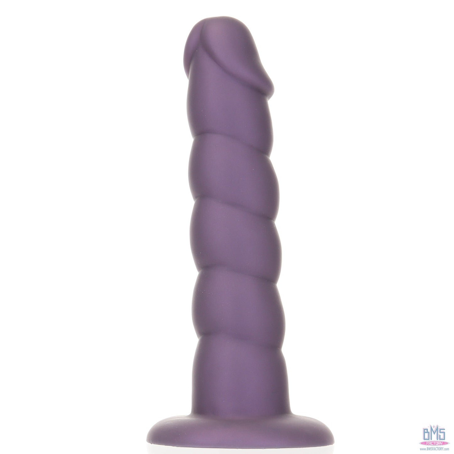 Pure Love 9.5" Twisted Dong - XL - Purple
