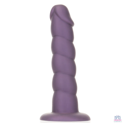 Pure Love 9.5" Twisted Dong - XL - Purple