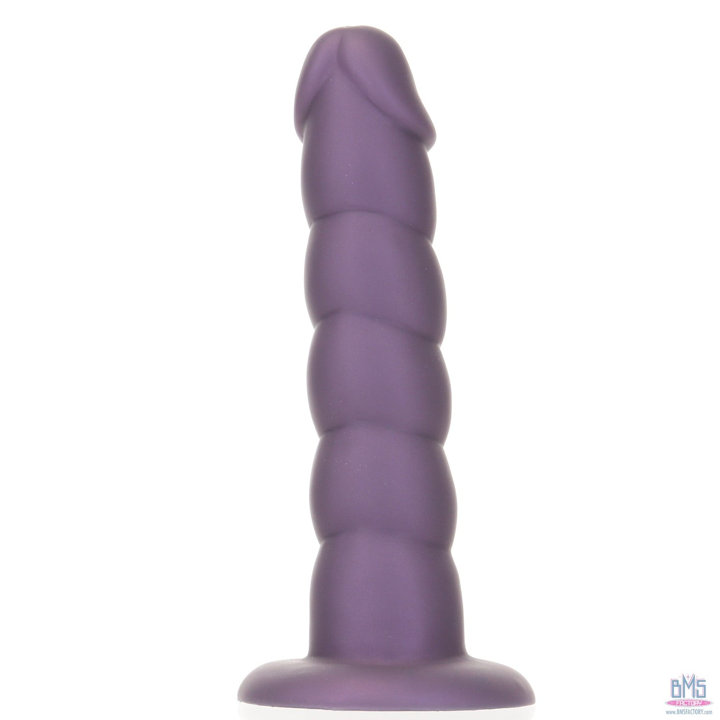 Pure Love 9.5" Twisted Dong - XL - Purple