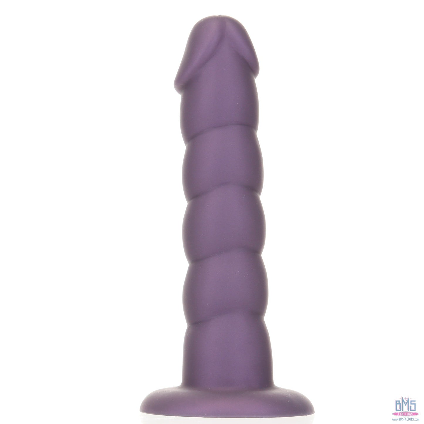 Pure Love 9.5" Twisted Dong - XL - Purple