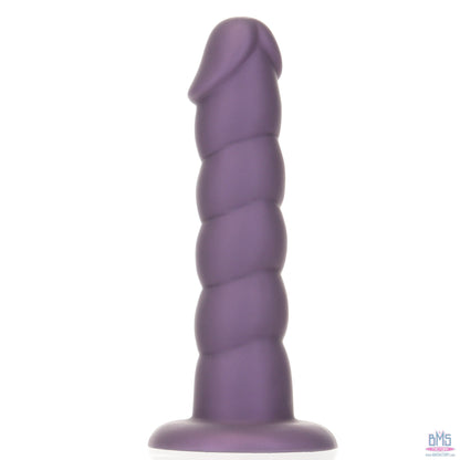 Pure Love 9.5" Twisted Dong - XL - Purple