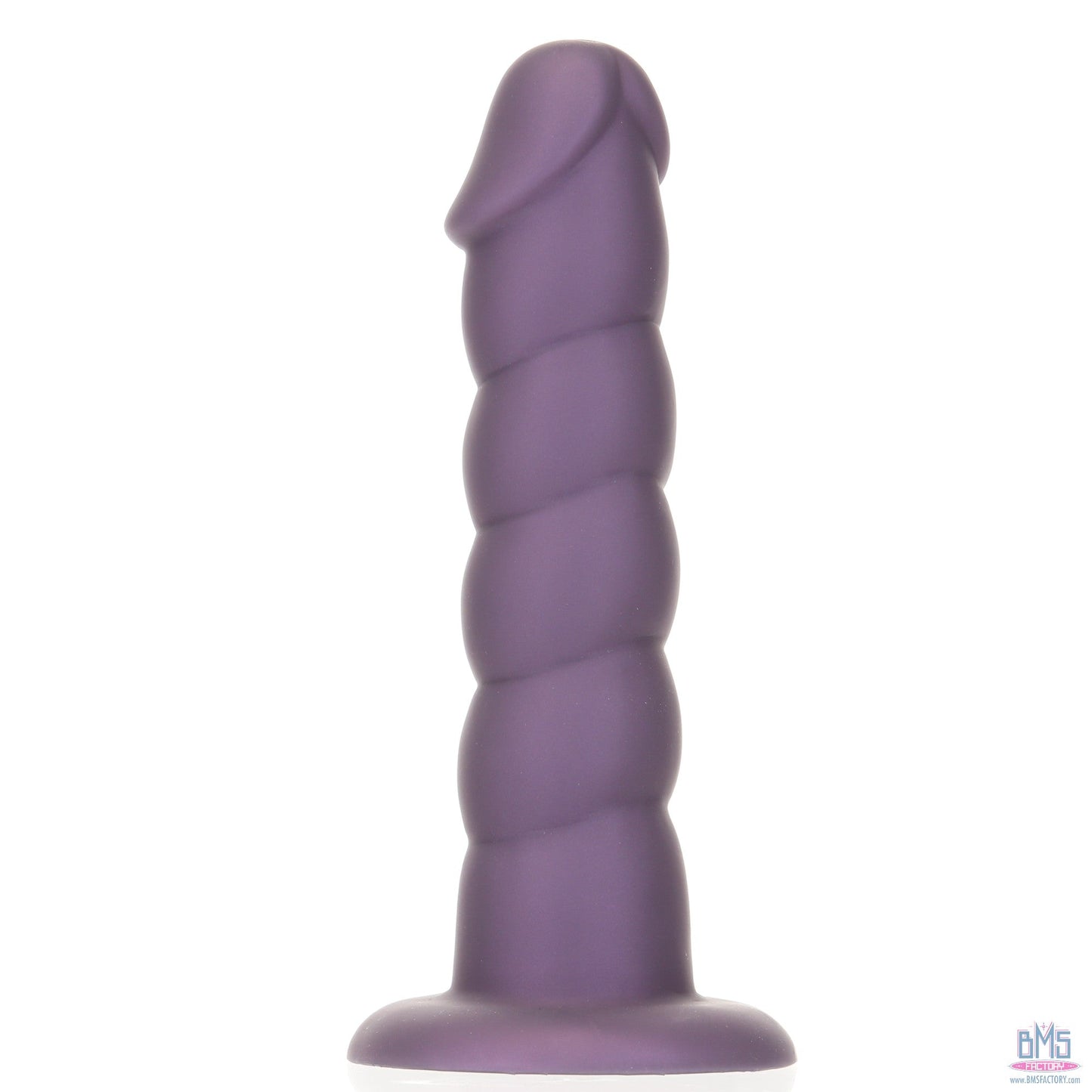 Pure Love 9.5" Twisted Dong - XL - Purple