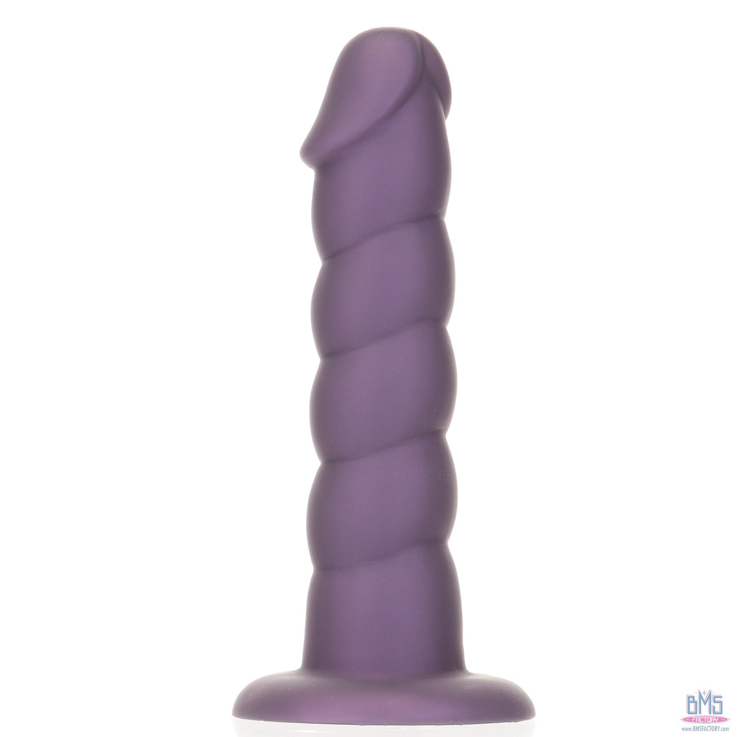 Pure Love 9.5" Twisted Dong - XL - Purple