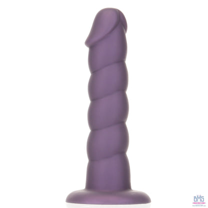 Pure Love 9.5" Twisted Dong - XL - Purple