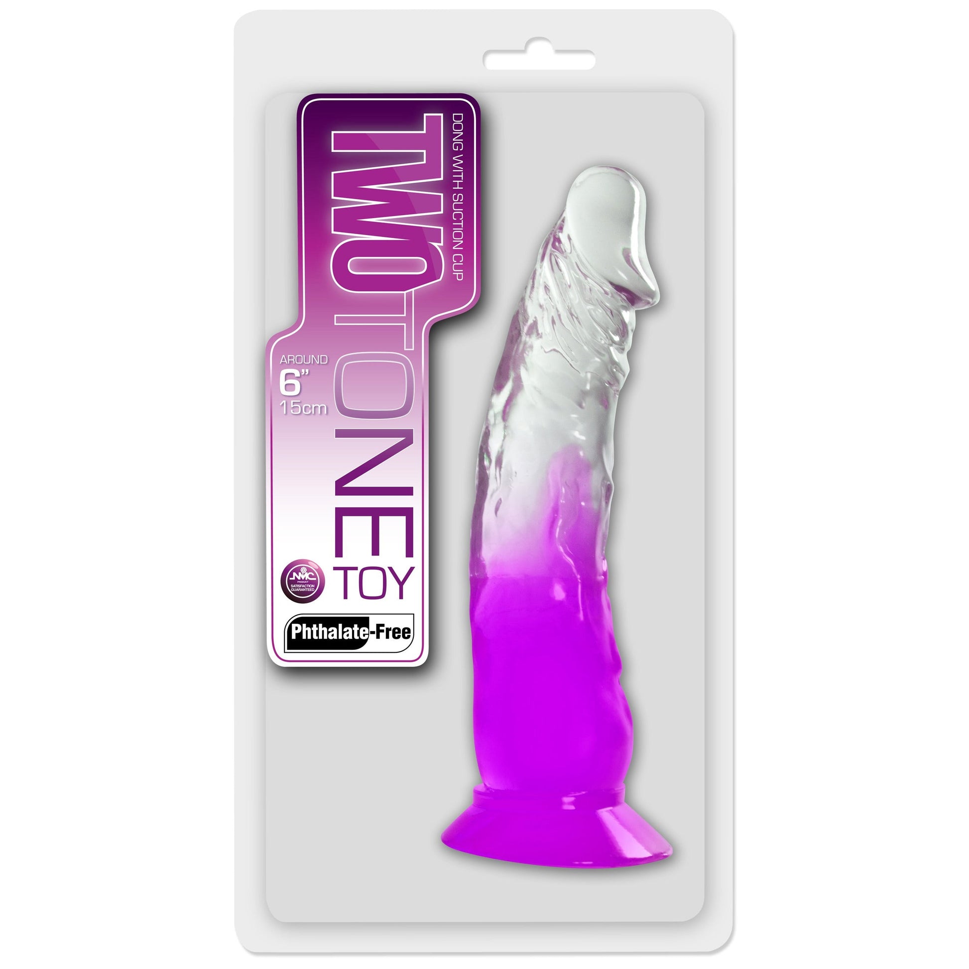 NMC 6" Two Tone Dildo - Purple