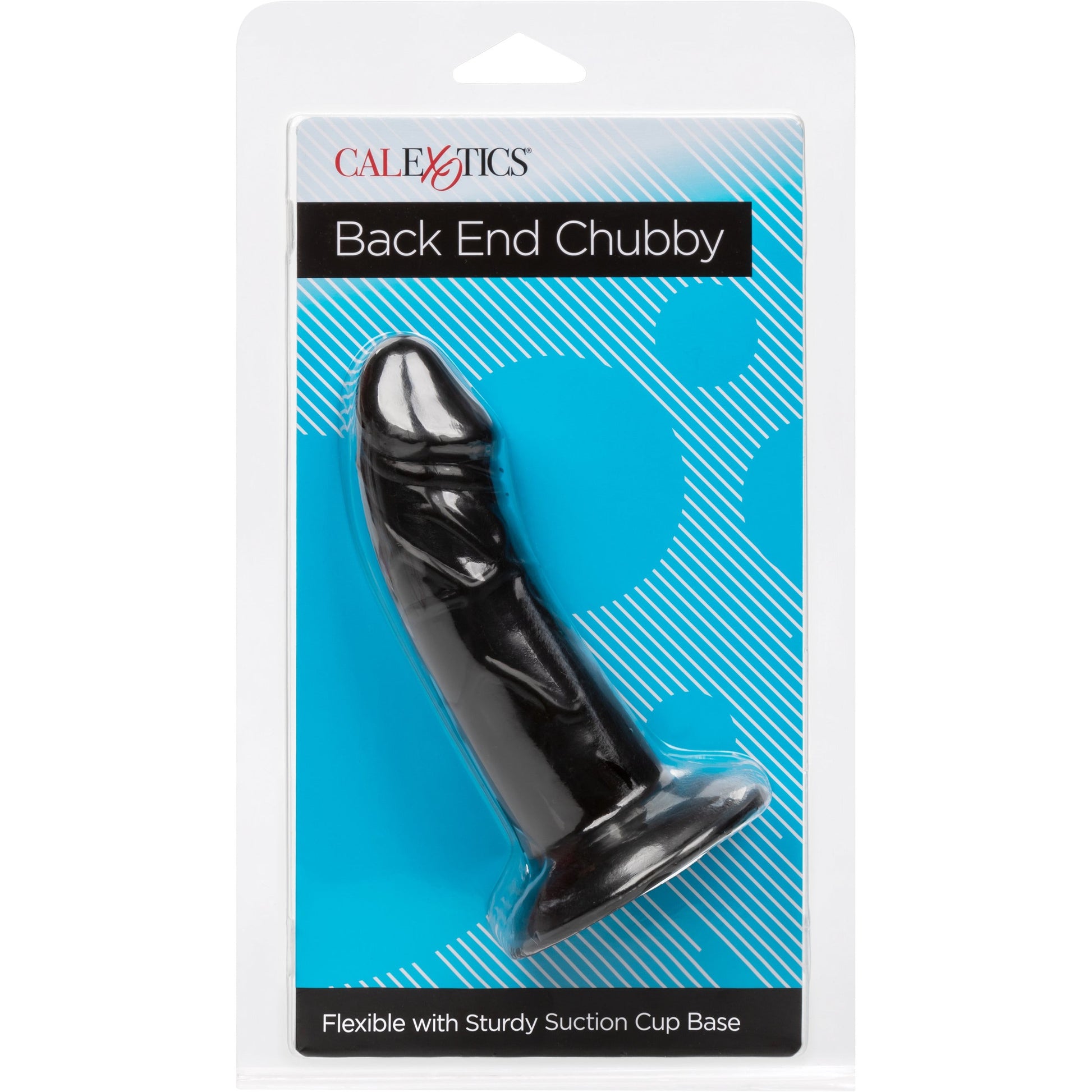 CalExotics® Back End Chubby Dildo – Black