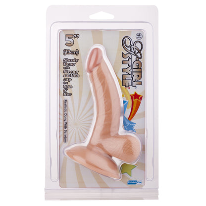 NMC G-Girl Style Realistic Dong 5" Curved - White