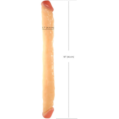 Kinx Realistic Double Dong - Flesh - 18"