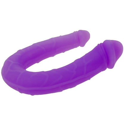 Seven Creations Silicone Double Mini Double Penetration Dong - Purple