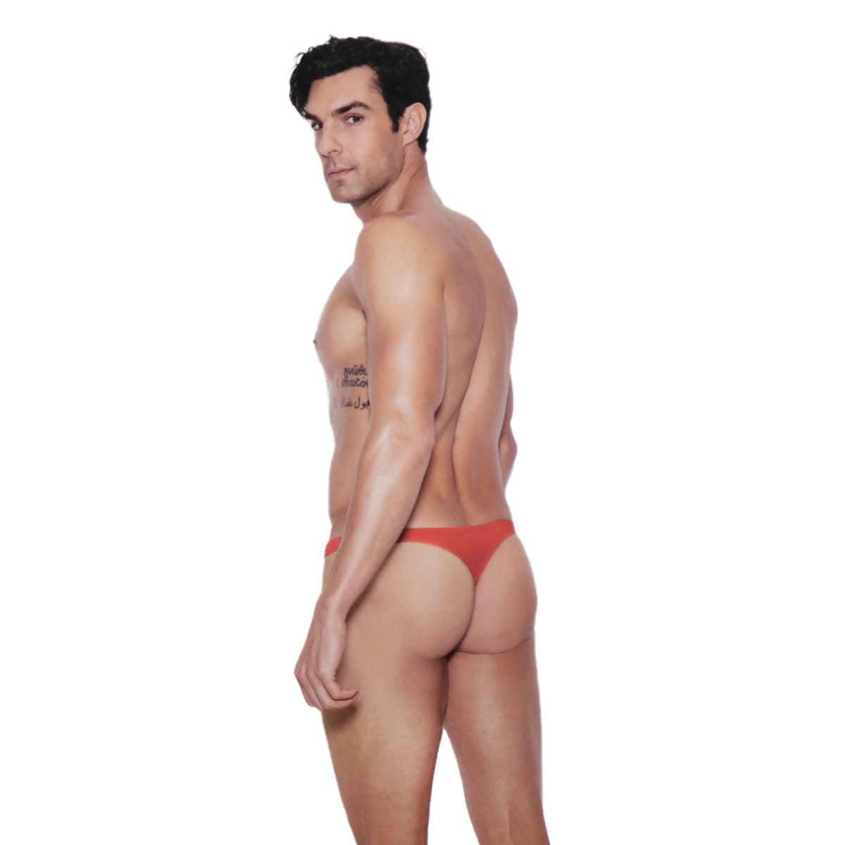 Elegant Moments - Vivace Collection Raah – Mens Micro Mini Thong - Red S/M