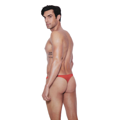 Elegant Moments - Vivace Collection Raah – Mens Micro Mini Thong - Red S/M